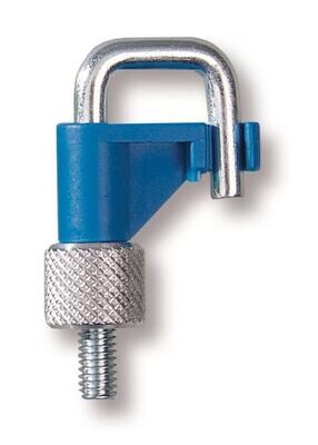 Colored hose clamp, Gesch. for, Hose outside up to 10 mm, blue, 1 piece