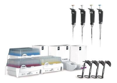 Single-channel microliter pipette set Pipetman® G 4 pipette kit, 1 piece