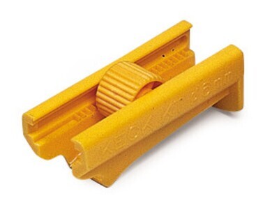 Fascetta stringitubo ROTILABO® tipo Keck, Gesch. per, Tubo esterno fino a 6 mm, giallo, 12 pezzi