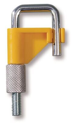 Colored hose clamp, Gesch. for, Hose outside up to 15 mm, yellow, 1 piece