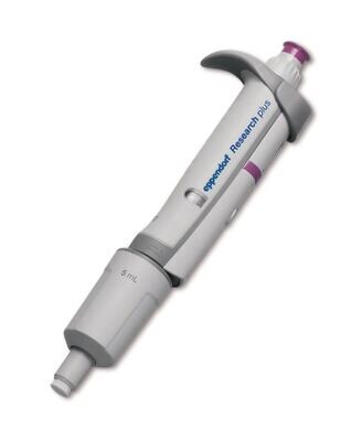 Pipette microlitre monocanal Eppendorf Research® plus, 500 à 5000 µl, lilas, 1 pièce