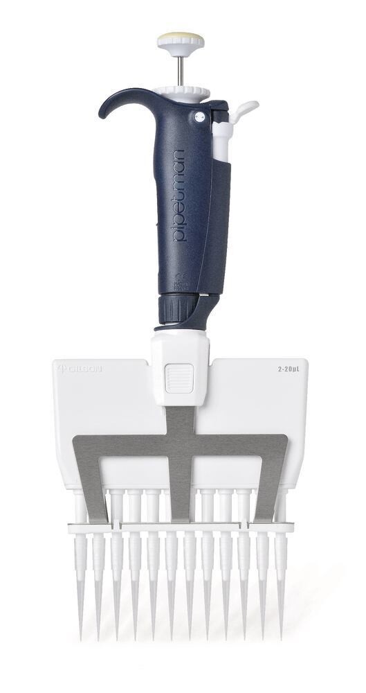 Multi-channel microliter pipette Pipetman® L 12-channel, 2 to 20 µl, P12x20L, 1 piece