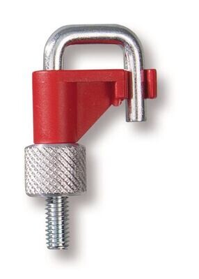 Colored hose clamp, Gesch. for, Hose outside up to 10 mm, red, 1 piece