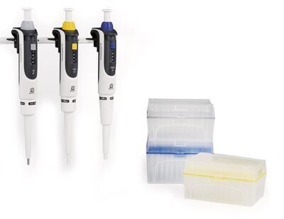 Juego de pipetas microlitros monocanal Transferpette® S Starter-Kit Midi, 1 unidad