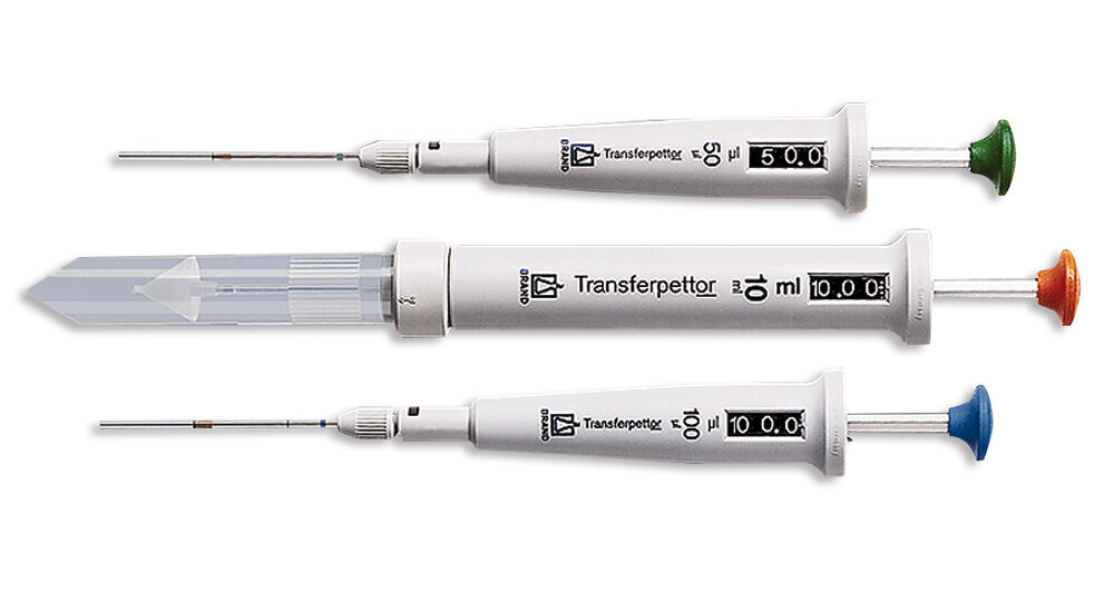 Direct displacement pipette Transferpettor digital, 1000 to 5000 µl, 1 piece