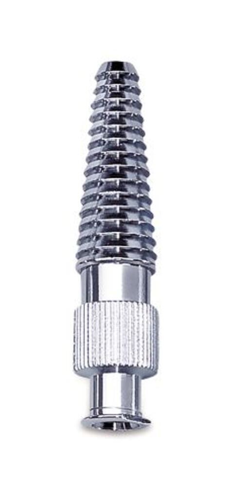 Luer tubing connector made of metal with conical ends, Gesch. for, LLM / hose - inside 5-9 mm, 1 piece