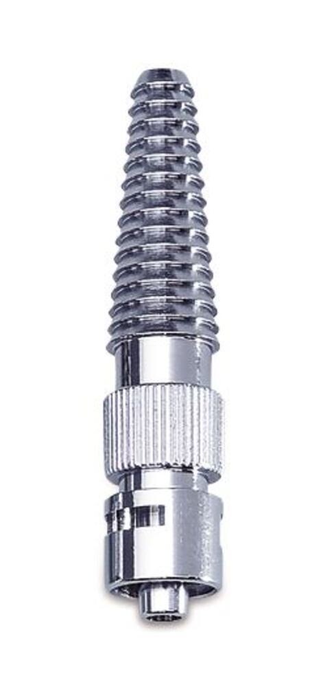Luer tubing connector made of metal with conical ends, Gesch. for, LLF / hose - inside 5-9 mm, 1 piece