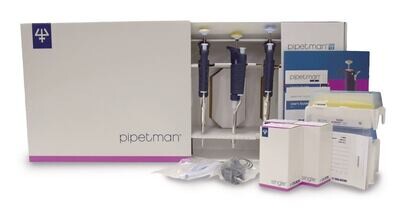 Einkanal-Mikroliterpipettenset Pipetman® G, Starter Kit G, 2-20 / 20-200 / 100-1000 µl, 1 Stück