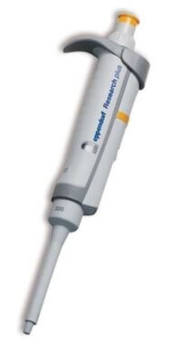 Single-channel microliter pipette Eppendorf Research® plus, 30 to 300 µl, orange, 1 piece