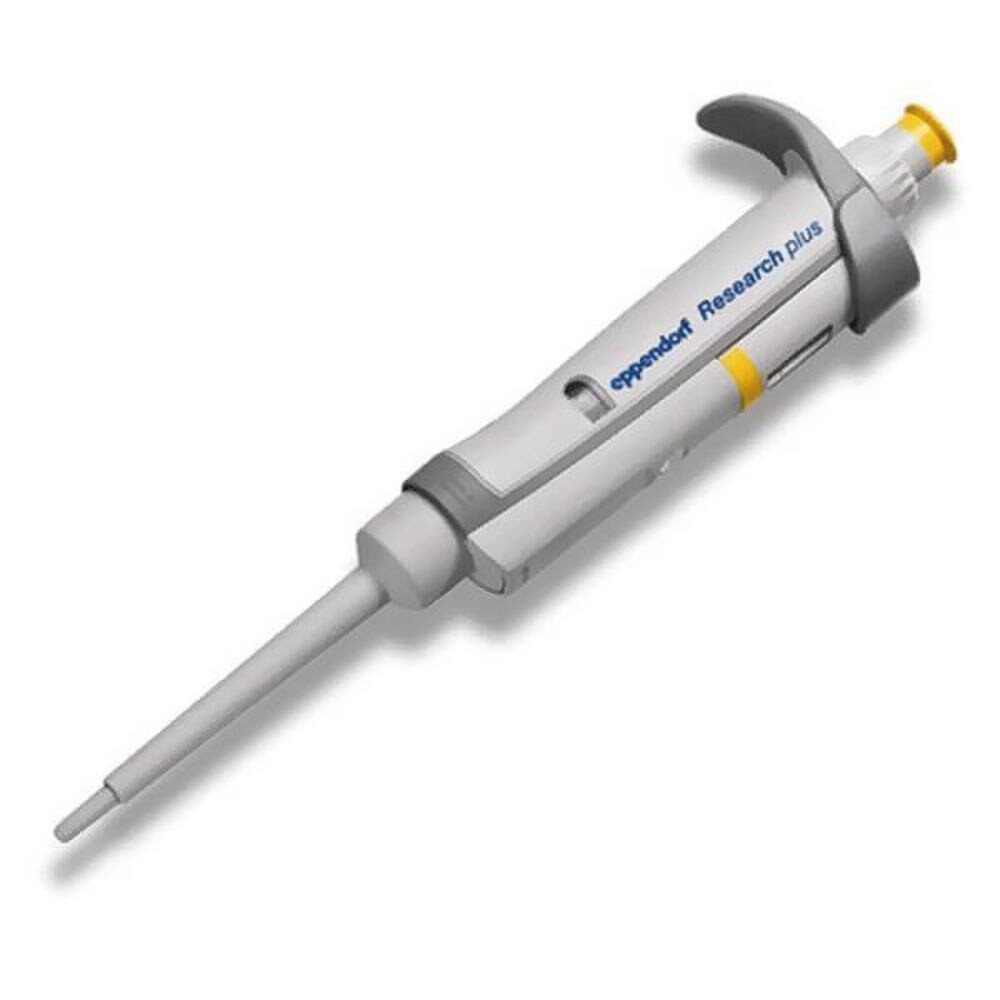 Pipeta microlitro monocanal Eppendorf Research® plus, 20 a 200 µl, amarilla, 1 unidad
