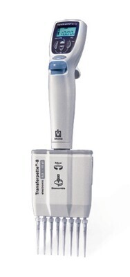 Multi-channel microliter pipette Transferpette® electronic 8-channel, 10 to 200 µl, 1 piece