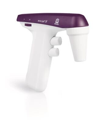 Cordless pipetting aid accu-jet® S with power supply, berry, 1 piece