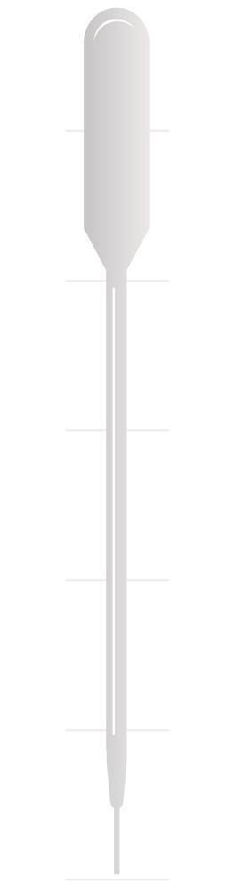 Pasteur pipettes no scale 3 ml, fine tip, 500 pieces