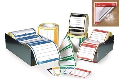 Inspection seal food and pharma Close-it Standard, green, 500 pieces