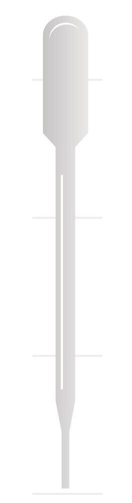 Pasteur pipettes no scale 1 ml, universal, 500 pieces
