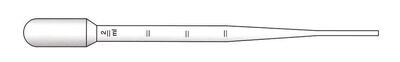 Pasteurpipetten mit Skala. Füllvolumen 1,8 ml, 2 ml, steril, 25 x 20, 152 mm, 500 Stück