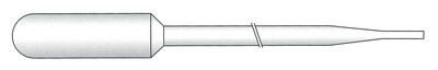 Pasteurpipetten ohne Skala, 7 ml, sehr lang, steril, einzeln, 300 mm, 100 Stück