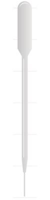 Pipetas Pasteur sin escala 4 ml, punta fina (extendida), 500 piezas