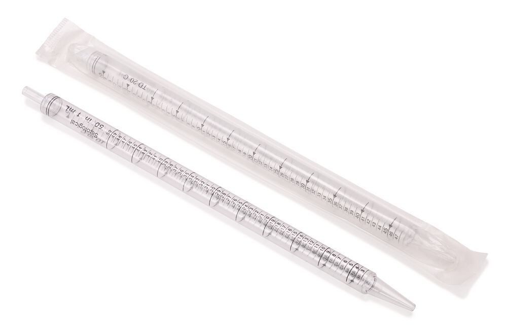 Serological pipettes ROTILABO®, 50 ml, 4 x (25 x 1), 100 pieces