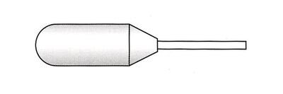 Pipettes Pasteur seringues ultra fines sans graduation, 1 ml, non stériles, 1 x 500, 51 mm, 500 pièces