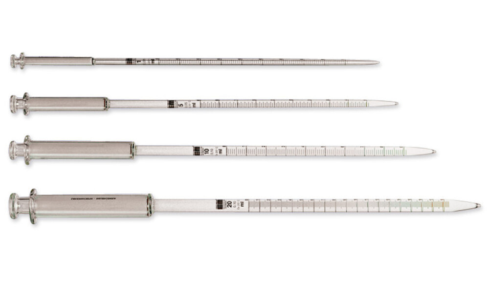 Suction flask knife pipette, 2 ml, Division, 0.02 ml, 1 piece