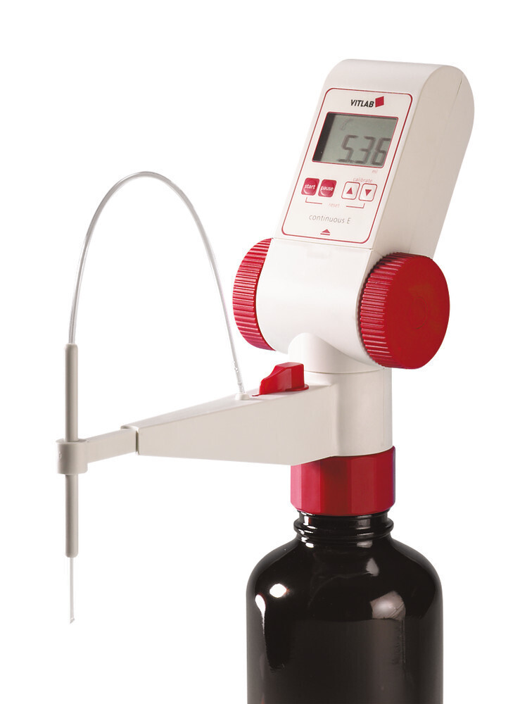 Digital burette, continuous RS, 5.0 ml, 1 piece