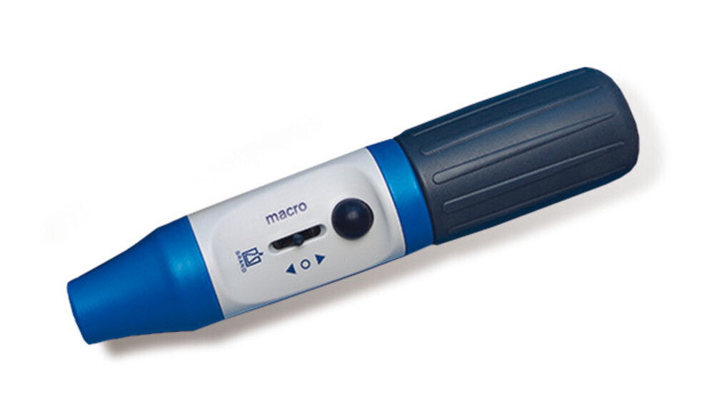 Pipette aid macro, blue, 1 piece