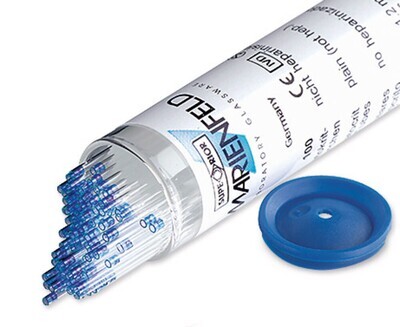 Pipetas capilares sin heparinización, 60 µl, 1000 piezas