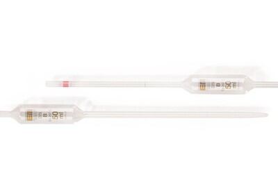 Pipette volumetriche 1 marca classe B, 1 ml, 12 pezzi