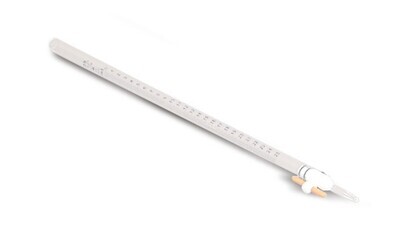 Burette classe B en plastique, 25 ml, 1 pièce
