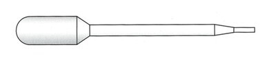 Pasteurpipetten ohne Skala, 1 ml, kurz, unsteril, 1 x 500, 87 mm, 500 Stück