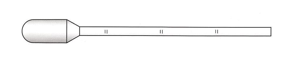 Pasteur pipettes with scale Filling volume 0.8 ml, Non sterile, 1 x 500, 500 pieces