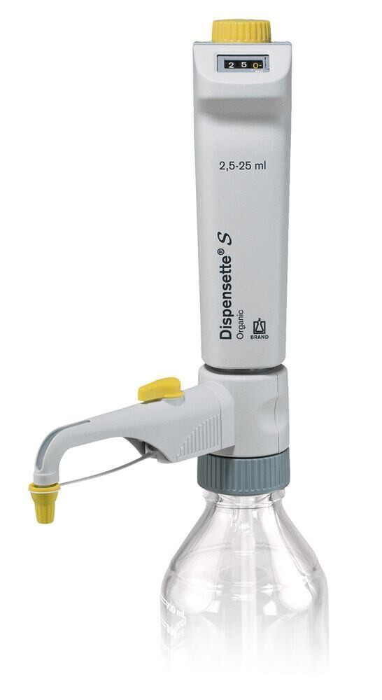 Dispensers Dispensette® S Organic Digital with return valve, 2.5-25 ml, 1 piece