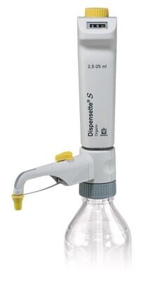 Dispensers Dispensette® S Organic Digital with return valve, 2.5-25 ml, 1 piece