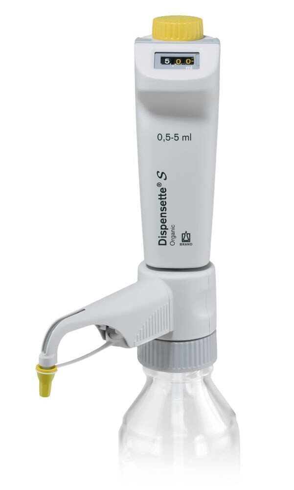 Dispensers Dispensette® S Organic Digital without return valve, 0.5-5 ml, 1 piece
