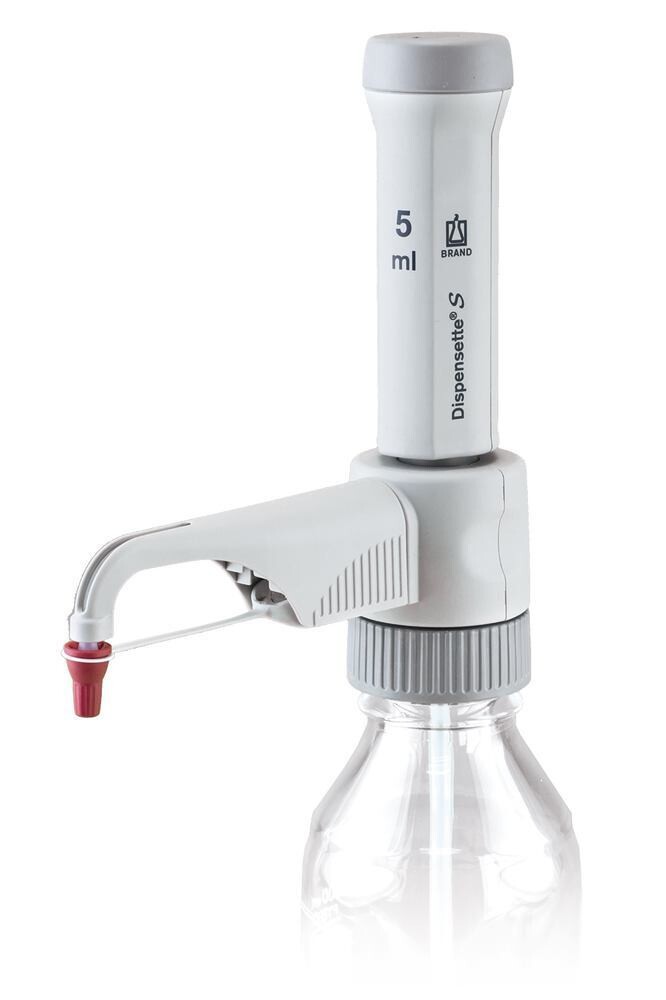Dispensers Dispensette® S Fix without return valve, 5 ml, 1 piece
