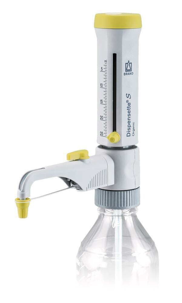 Dispensers Dispensette® S Organic analogue with return valve, 1-10 ml, 1 piece