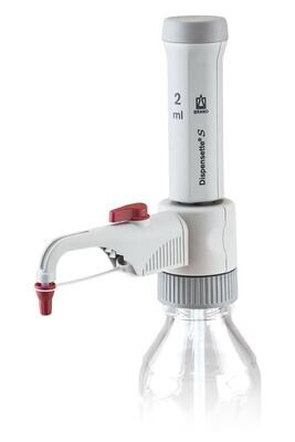 Dispenser Dispensette® S Fix con valvola di ritorno, 2 ml, 1 pezzo