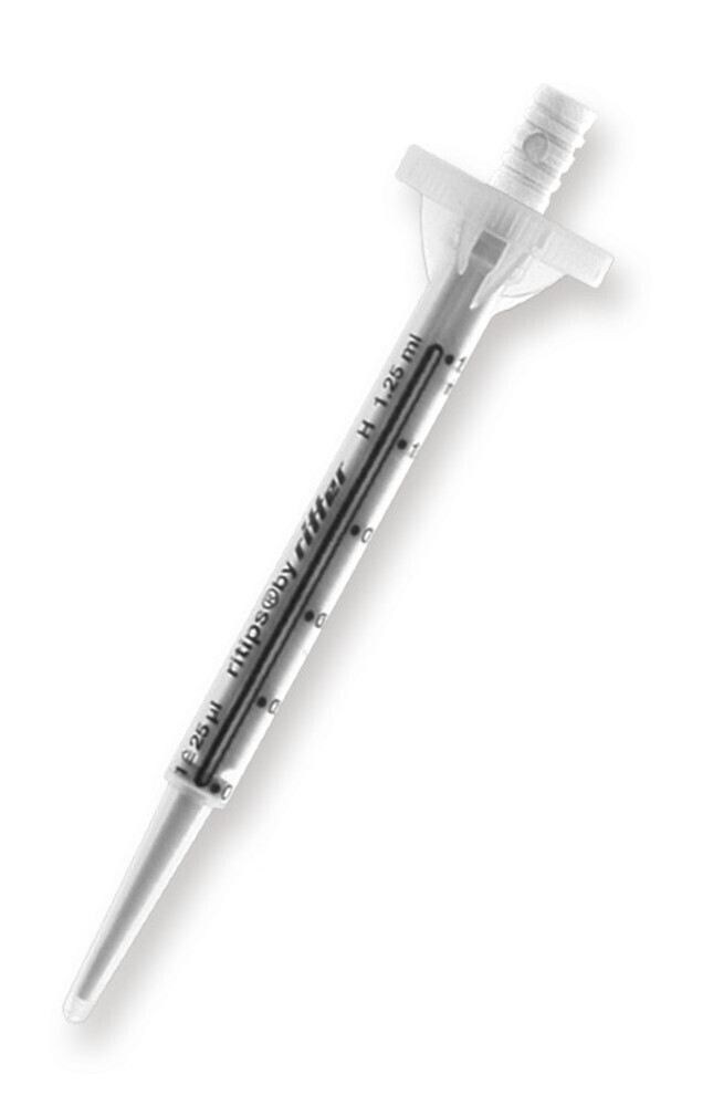 Embouts distributeurs Ritips® standard, 1,25 ml, 25-125 µl, 100 pièces