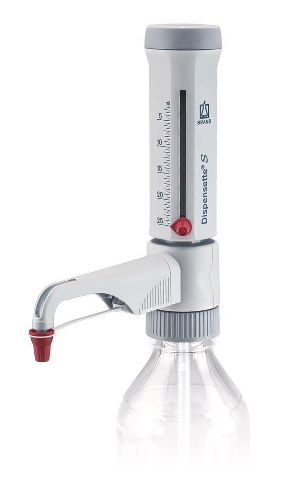 Dispensers Dispensette® S Analogue without return valve, 2.5-25 ml, 1 piece