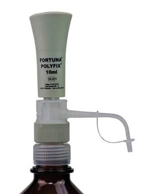 Spender FORTUNA® POLYFIX® Mit Glaskolben und transparentem Glaszylinder, 2-10 ml, 1 Stück