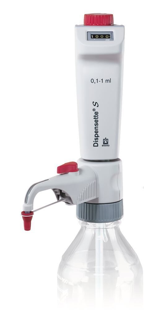Dispensers Dispensette® S Digital with return valve, 0.1-1 ml, 1 piece