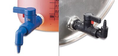 StopCock drain valve, 1 piece