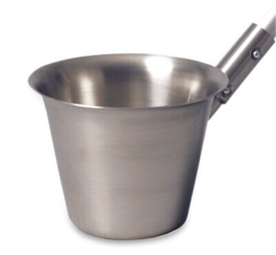 Musterkellen Becher mit Schaberand, 1 Stück