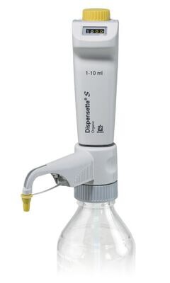 Dispenser Dispensette® S Organic Digital senza valvola di ritorno, 1-10 ml, 1 pezzo