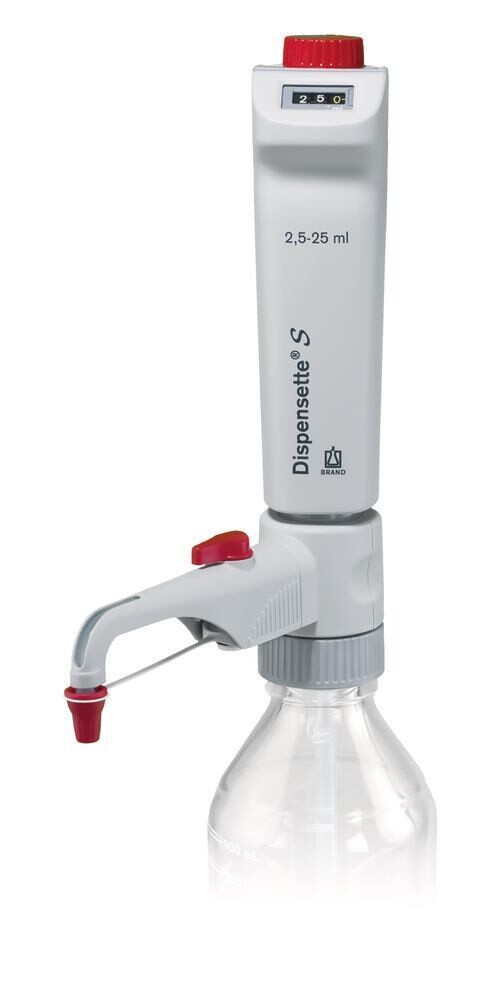 Dispensers Dispensette® S Digital with return valve, 2.5-25 ml, 1 piece