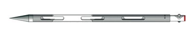 Zone reservoirs Multi, 550 mm, PTFE, stainless steel 1.4404, 1 piece