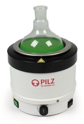 Manto calefactor Pilz® Serie WHLG-Classic Modelo WHLSG2/ER2 - recipiente calefactor de metal y ajuste de potencia, 250 ml, 120 W, 1 pieza