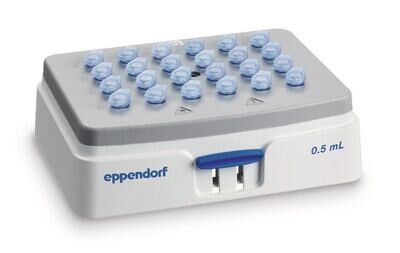 Accessoires Bloc interchangeable SmartBlock pour récipients de réaction, Gesch. pour, 24 flacons de réaction 0,5 ml coniques, 1 pièce