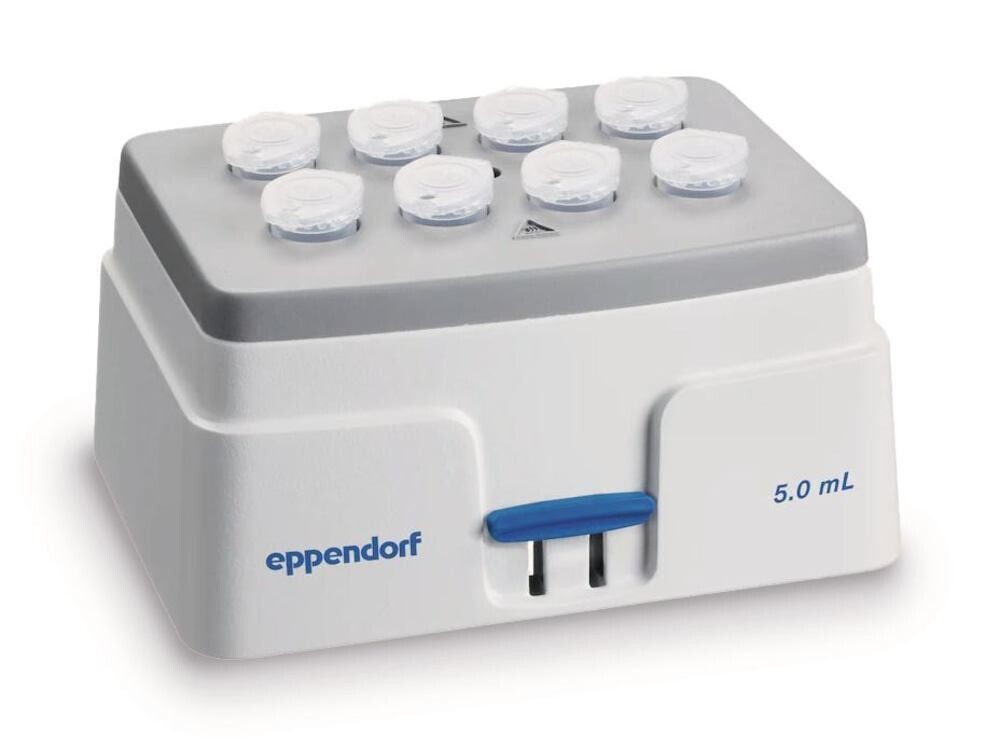 Accessories SmartBlock interchangeable block for reaction vessels, Gesch. for, 8 reaction vials 5.0 ml conical, 1 piece